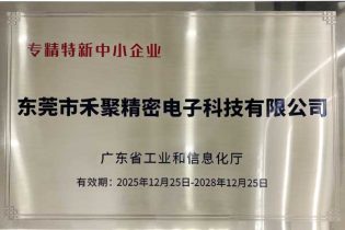 Good News! HejuStamping Awarded “Guangdong Provincial Specialized, Refined and Innovative Small and Medium-sized Enterprise”